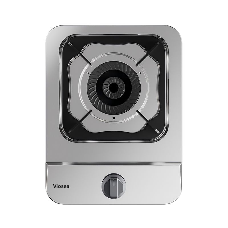 سنگل برنر سٹینلیس سٹیل انٹیگریٹڈ کاؤنٹر ٹاپ گیس چولہا